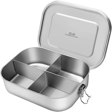 amazon metal bento box|stainless steel bento box large.